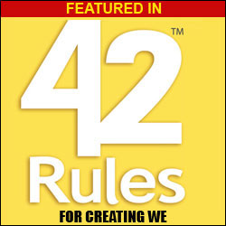 Featured in 42 Rules for Creating WE